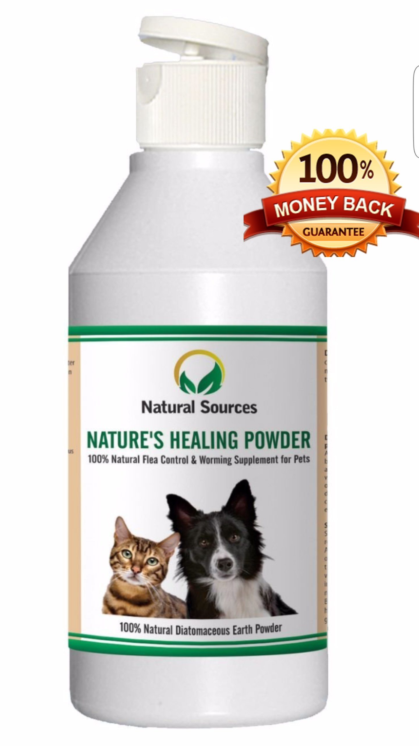 100 Natural Flea Treatment Cat & For Dogs by Natural Sources™ Natural