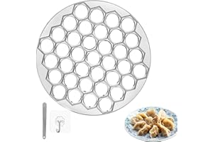 FYKZQWDS 3 Pcs Dumpling Maker Set, Convenient Mold Pastry Maker 37 Holes and Anti Stick Mold Kitchen Dumpling for Dumpling
