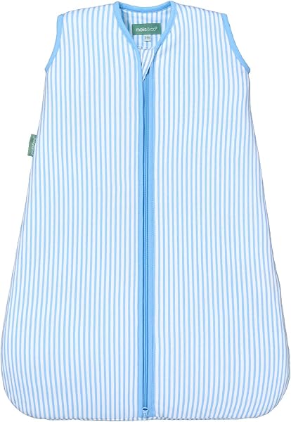 molis&co - Saco Dormir Bebé TOG 1-85 cm (6-18 Meses) - Primavera y Otoño sin Mangas - Saco de Dormir Bebe para Niños Niñas (Unisex) - 100% Algodón (Oeko-Tex) - Sailor Blue - 1