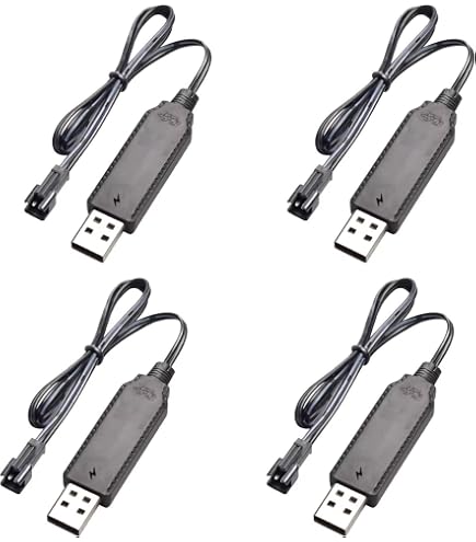 E-outstanding 3.7V Lithium Battery Charging Cable – USB To XH2.54 & JST Converter For RC Drones, Quadcopters - View #6