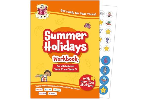 Cgp Summer Holidays Activity Workbook Fo cover art