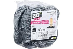 RAYMOND. RAYMOND - Chambre à air 26 pouces - Lot de 2 - Grosse valve - Dimensions chambre à air 1.5 / 2 - convient pour les vélos ou VTT pour adultes