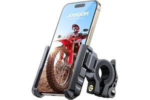 JOYROOM 2024 uchwyt na telefon motocyklowy, uchwyt na telefon komórkowy, antywibracyjny, uchwyt na telefon rowerowy, uniwersalny do iPhone 15 14 13 PRO Max, Samsung S24 S23 Ultra, 4,7-7" Smartfony