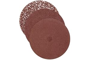 RETOL Dischi abrasivi doppi, 406 mm, a doppia pagina, G120, p. monospazzole, corindone normale (10 Pz.)