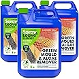 Jarder 3 x 5 Litre Concentrate Spray & Leave Cleaner - Patio Fencing Decking - Green Mould & Algae Killer