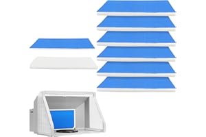 LYCN 8Pcs Spray Booth Filter, Airbrush Spray Booth Filter Set,Replaceable Paint Booth Filter Pad Fits Master, Paasche, Sky Enterprise, Airhobby