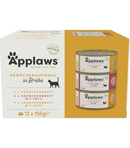 Applaws Katzenfutter Thunfisch Mit Krabben - 12x70g Nassfutter In Brühe