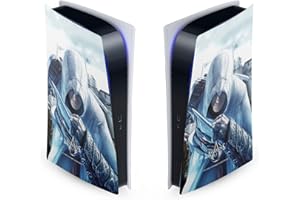 HEAD CASE DESIGNS Altaïr Lame Cachée Art Clé Vinyle Plaque Frontale Autocollant De Jeu Peau Autocollant Couverture Compatible avec Sony Playstation 5 PS5 Digital Edition Console