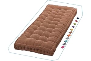 MIECOAE Cuscino per Panca 120 X 40 80x40 150x40 da Interno da Esterno da Giardino Cuscino per Panchina 100x40 da 8-10 cm Spesso, a 1 2 3 Posti, per Cucina Sala da Pranzo Patio Altalena Davanzale(Coffee 1b,100