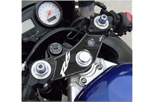 Resin Bike Adhesivos de Moto Compatibles con Yamaha R6 1999-2002. Protección Dirección del Manubrio de Choques y Arañazos de Moto. Adhesivo 3D Resinado - Made in Italy