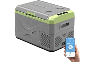 Alpicool X30 30L Car Fridge Freezer Portable Compressor Car Refrigerator 12/24V Electric Cooler for Camping, Road Trip, Picnic, Down to -20℃