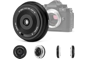 VILTROX 28mm F4.5 für Fuji Ultra-Thin Pancake Objektiv X-Mount Auto Focus 28 mm f/4.5 XF Chips-Size APS-C Weitwinkelobjektiv für Fujifilm