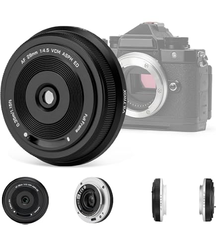 Obiettivo Pancake 18mm F6.3 Per Fujifilm APS-C - Ultra Sottile, Fuoco Fisso, Compatibile Con Serie X
