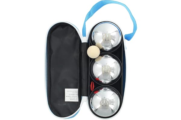 Triplette de pétanque chromée Om - Collection Officielle Olympique de Marseille