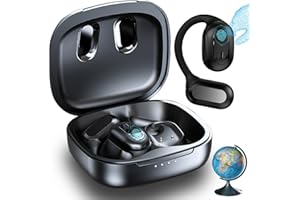 SMD35 Ai Headphones Translator, 144+ Languages Translation Headphones Real Time with App, 5.4 Bluetooth Headphones Translator for iOS and Android, Voice Translator Earbuds for Travel, Business, Learning