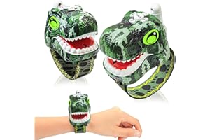 TOYER Dinosauro Toy Walkie Talkies per bambini Lunga portata 3 canali Volume regolabile Funzione di chiamata Indossato al polso Regali per ragazzi ragazze di età 3-12 anni