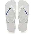 Havaianas - Brasil Logo, Iconic, Comfortable and Durable Flip-Flops, Straps with Brazilian Flag and Non-Slip Sole with Colourful Stripes, Adults Unisex