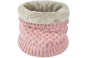 Yuson Girl Women knitted Snood Scarf Loop Infinity fur Neckerchief Lady Neck Warmer Wrap Scarves