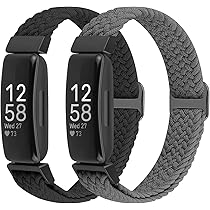 MoKo Caricatore Compatibile con Fitbit Charge 6/Charge 5/Fitbit Luxe, Caricabatterie Magnetico con Pulsante di Ripristino e Cavo di Ricarica USB da 100 cm, Nero