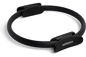 NORDFIT Pilates Ring – 14.6 inch - Premium Quality, Dual-Handle Fitness Circle for Strength, Flexibility, and Toning