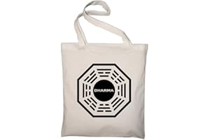 Styletex23 Lost Dharma Initiative Logo Jutebeutel Baumwolltasche
