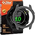Zitel® Case Compatible with Garmin Forerunner 55, Soft TPU Full Around Bumper Cover Shell (Without Screen Protector) - Black Tint