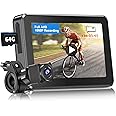 PARKVISION Bike Camera with Recording Function, Bicycle Mirror Camera Recorder with 4.3" AHD 1080P Monitor, 360° Adjustable Cycle Mirror with Excellent Visibility Bike Handlebar