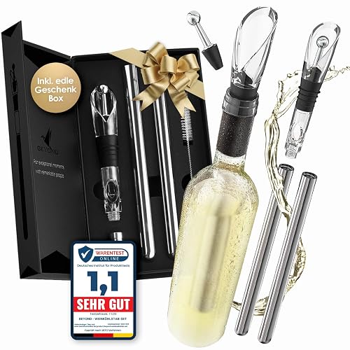 Beyond Weinkühlstab-Set, Edelstahl, 6-teilig