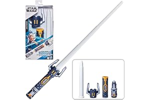 Star Wars Lightsaber Forge, Sabre laser d'Ahsoka Tano à lame blanche extensible, jouet de déguisement, dès 4 ans
