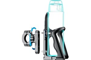 KEWIG Universal Motorcycle Handlebar Cup Holder, Caliber Adjustable Bike Water Bottle Cage Suitable for Motorcycle, Mountain Bike, ATV, Scooter, etc.