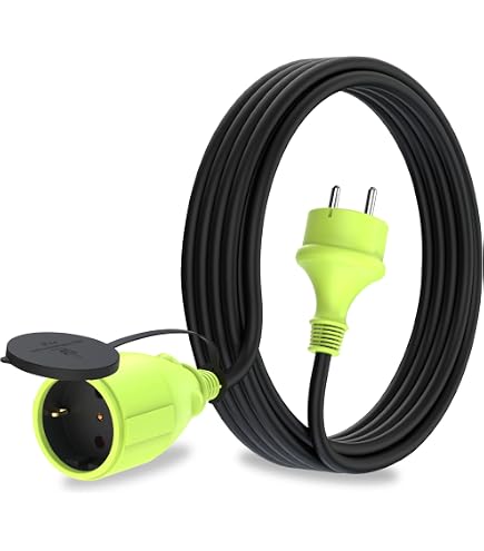 Electraline Prolunga Da Cantiere 5M IP44 – Cavo H07RN-F 3G2.5 Con Presa Schuko Coperta