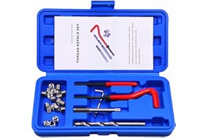 BestsQ Metric Thread Repair Kit M7 x 1.0MM Compatible Hand Tool Set for Auto Repairing (M7-1.0)