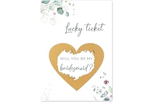 JOLI COON Jolicoon Will you be my bridesmaid scratch card - Bridesmaid proposal card
