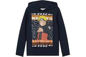 NAME IT Bluza sportowa Chłopcy Nkmjakari Naruto Sweat Wh Bru Noos Bio (1 w zestawie)