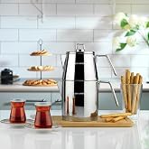 Schafer Napoli &Ccedil;elik &Ccedil;aydanlık Takımı (B&uuml;y&uuml;k Boy) 4 Par&ccedil;a-Inox