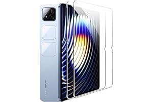 zZjoOoj 2 Pièces Verre Trempé pour Xiaomi Pad 7 / Xiaomi Pad 7 Pro 11.2 Pouces avec 2 Pièces Protecteur d'objectif de caméra[9H Dureté][Ultra Clair][sans bulles d'air]