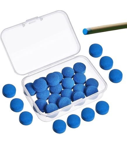 60 Punte Per Stecca Da Biliardo A Vite, 12 Mm Con Filettatura M8 In Pelle E Plastica, Ricambio Universale Per Biliardo, Facile Installazione