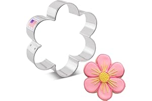 ANN CLARK COOKIE CUTTERS Formina per Biscotti Stampo a forma di fiore 9,5 cm, Prodotto negli Stati Uniti da Ann Clark