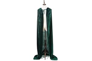MAYPLOUS Halloween Costumes Women Men Cosplay Long Cape Cloak Fancy Dress for Role Play