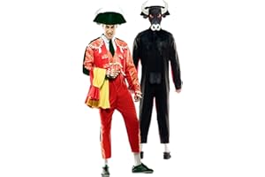 EUROCARNAVALES Disfraz Doble de Torero y Toro para Hombre
