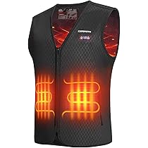 KEMIMOTO Winterwarme beheizte Weste für Herren und Damen, beheizte