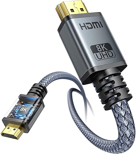 Peachz 8K Ultra High-Speed HDMI Cable – HDMI 2.1 48Gbps Cable for Peachz 8K Ultra High-Speed HDMI Cable – HDMI 2.1 48Gbps Cable for