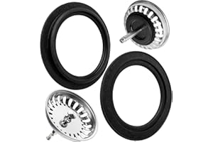 YOUR DAY MATE Joint en silicone pour paniers filtrants, 2 unités, extérieur Ø 52mm, intérieur Ø 36mm, compatible avec les paniers à tamis Blanco N° 117507, 117508, 125555, 125561, 13935182, rechange pour N° 117497