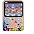 Desidiya 500 in 1 Colorful Handheld Mini Retro Game Box with TV Connection - Includes Games Like Super Mario Bros, Contra, Islander, Bomber Man, and More for Kids
