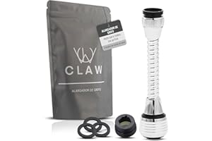 CLAW PROJECT CLAW Alargador Grifo Cocina Fregadero - Extensor Aireador Grifo Lavabo - Adaptador Grifo Cocina Manguera Acople