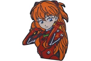 Amasukami Anime Postacie Ikari Shinji Odznaka AyanamiRei Odznaka Asuka Langley Soryu Odznaka A, small, Metal, No Gemstone