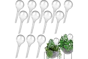 SevenMye 12 Pieces Plant Watering Globes Plant Self Watering Bulb Waterer Automatic Watering System for Indoor and Outdoor Plant
