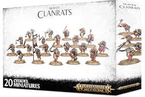 WARHAMMER AGE OF SIGMAR Games Workshop Warhammer AoS - Skaven Guerriers des Clans (2019) 99120206027 Noir