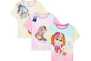 Get Trend Top Girls T Shirts Pack of 3 Soft Breathable Short Sleeve Casual Summer Holiday Tops Girls Clothes Multipack Tees