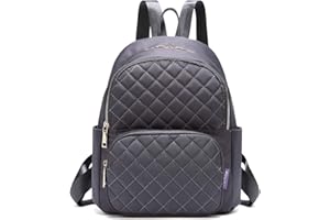 Travistar Backpack Womens Fashion Lightweight Nylon Casual Rucksack Women Small Ladies Backpack Anti-Theft Shoulder School Bag Travel Daypacks for Ladies & Girls, Gray